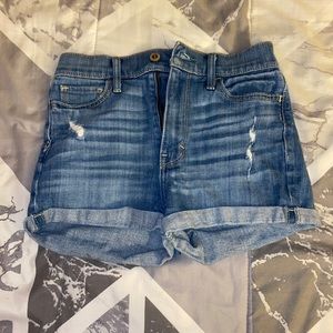 high-waisted shorts